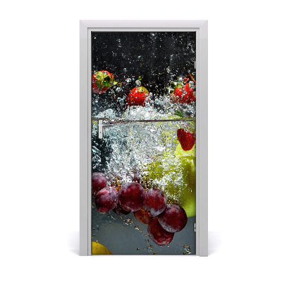 Fototapeta na dveře samolepící ovoce pod vodou