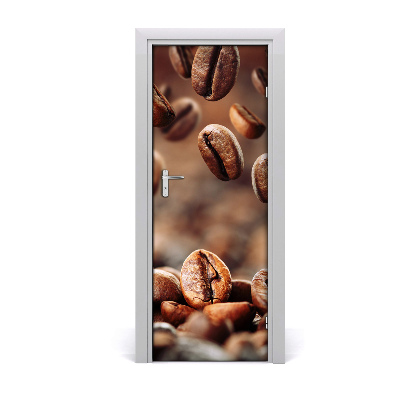 Fototapeta na dveře samolepící zrnka kávy