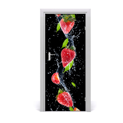 Fototapeta na dveře samolepící jahody
