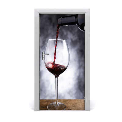 Fototapeta na dveře samolepící červené víno