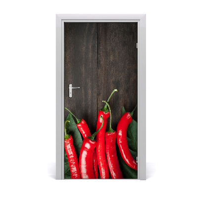 Fototapeta na dveře samolepící chilli