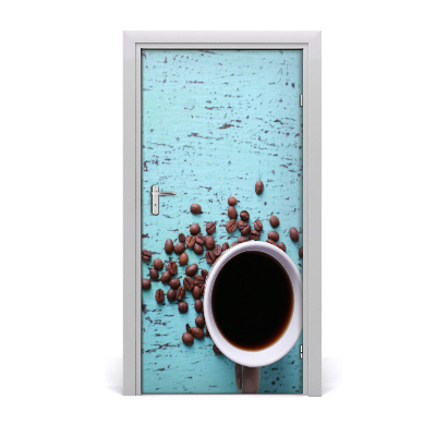 Fototapeta na dveře samolepící šálek kávy