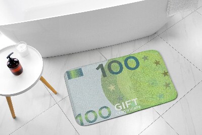 Koupelnová předložka Euro bankovky