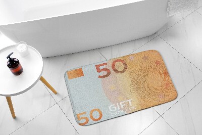 Předložka do koupelny Euro peníze