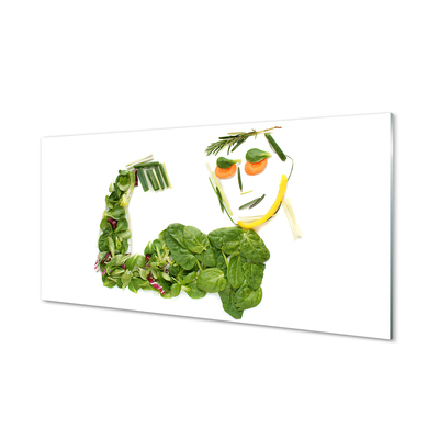 akrylový obraz Znak se zeleninou