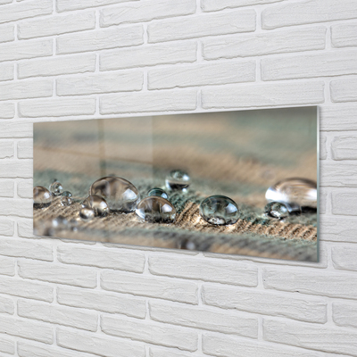 akrylový obraz Kapky makro materiál