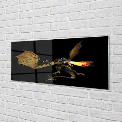 akrylový obraz Ohnivého draka