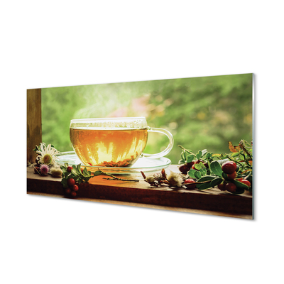 akrylový obraz čaje byliny horké