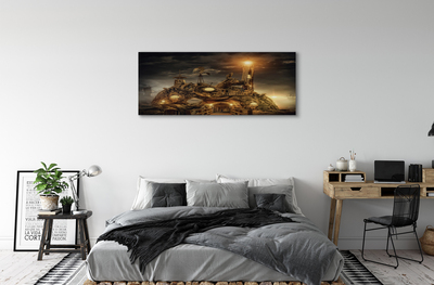 Obrazy na plátně Lucerna mraky plavidel