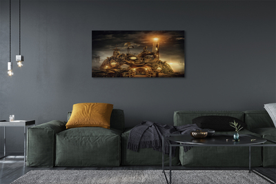 Obrazy na plátně Lucerna mraky plavidel