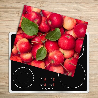 Skleněné deska do kuchyně Červené jablka