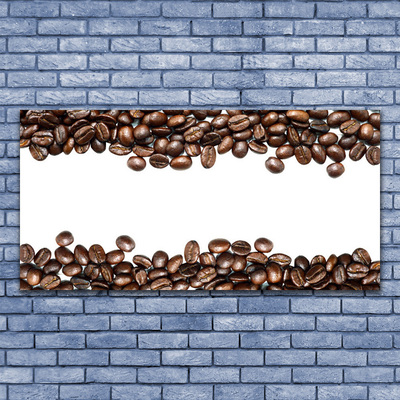 akrylový obraz Káva Zrnka Kuchyně