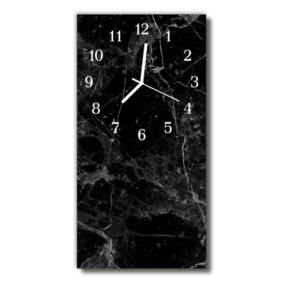 Nástěnné hodiny vertikální Černý grafit