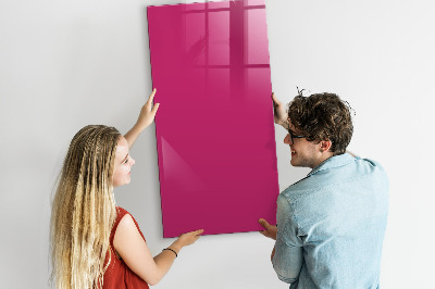 Magnetická tabule Výrazná růžová barva