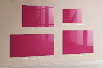 Magnetická tabule Výrazná růžová barva