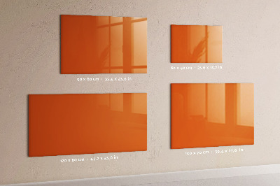 Magnetická tabule oranžová barva