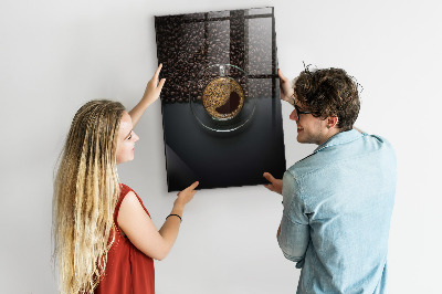 Magnetická tabule do kuchyně Káva