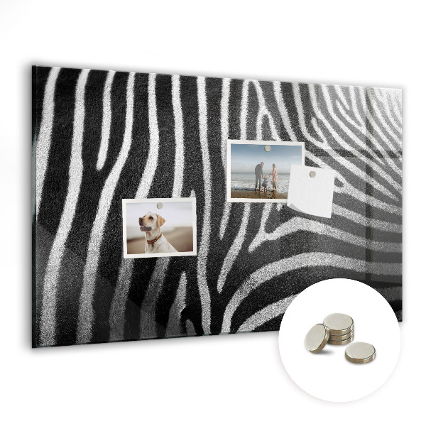 Dětská magnetická tabule Zebra vzor