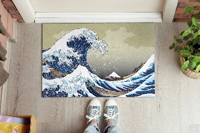 Rohožka do předsíně Kanagawa skvělá vlna