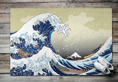 Rohožka do předsíně Kanagawa skvělá vlna